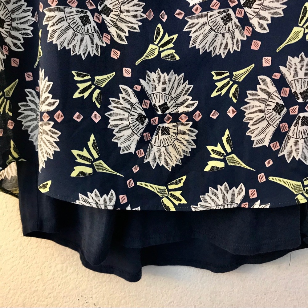 Anthropologie “Meadow Rue” layered tee.